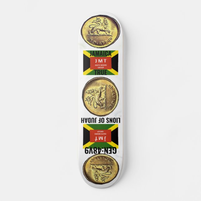 JAMAICA LIONS OF JUDAH Skateboard (Anverso)