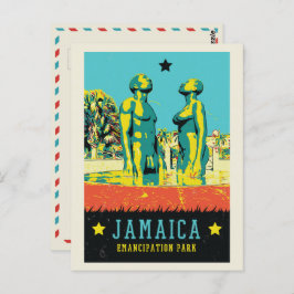 Jamaica, Parque de la Emancipación, postal del Car