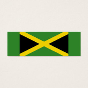 Jamaica - pequeñas señales de la bandera jamaica