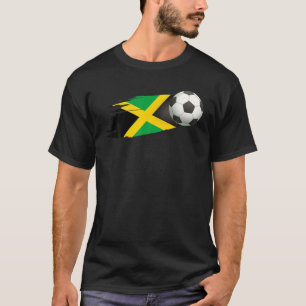 Jamaica Soccer Ball Jamaica Flag Jersey - Jamaican