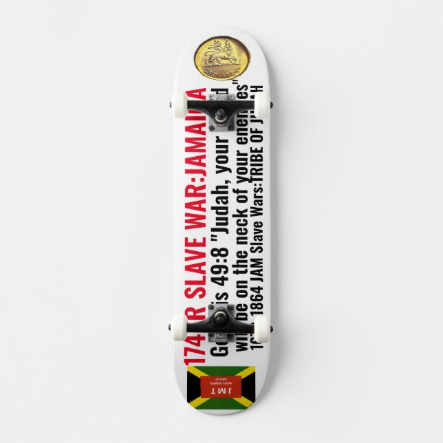 JAMAICA TRIBE OF JUDAH (GEN 49:8) Skateboard (Anverso)