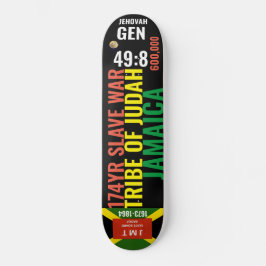 JAMAICA VERDADERA TRIBU DE JUDAH Skateboard