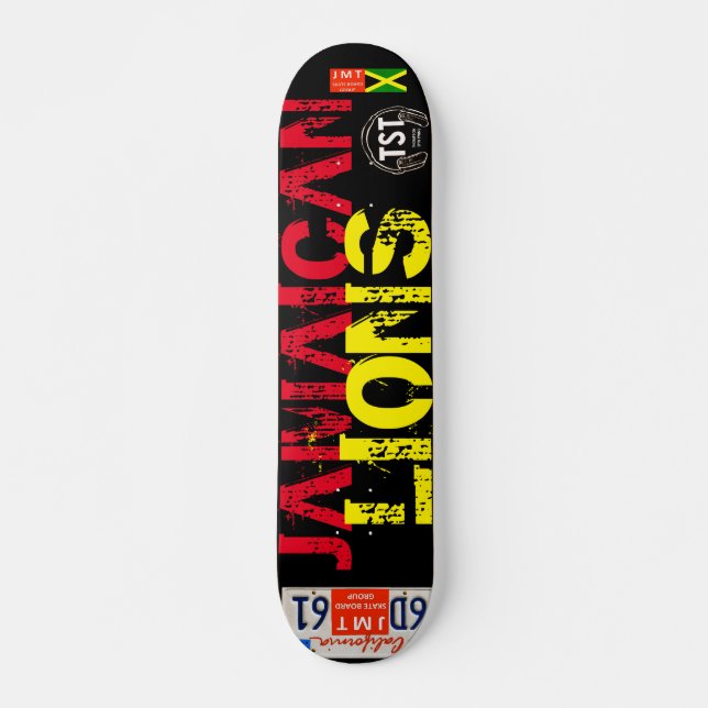 JAMAICAN LIONS JMT USA Skateboards (Anverso )