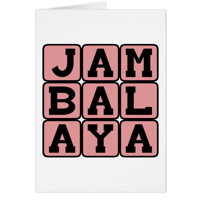 Jambalaya, guarnición cajún (Frente)