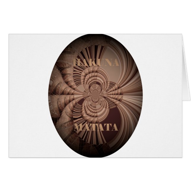 Jambo Hakuna Matata Kenya Giraffe Tejido Safari (Anverso (Horizontal))