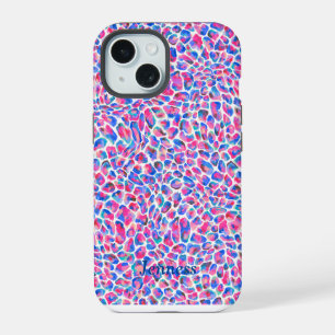 Jameela Cheetah Leopardo Estampado Animal Rosa Azu