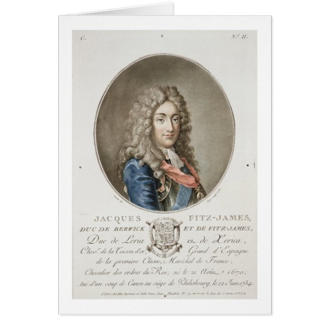 James Fitzjames (1670-1733), 1r duque de Berwick, (Frente)