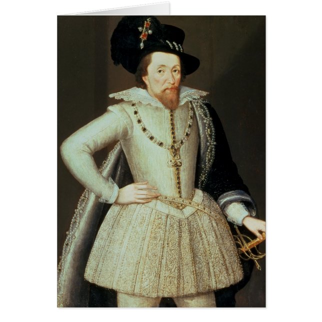 James I, retrato de la mitad-longitud (Frente)