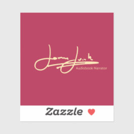 James Joseph Vinyl pegatina