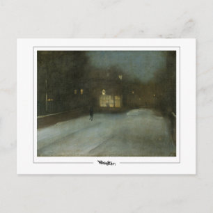 James McNeill Whistler #8 - Tarjeta postal de arte
