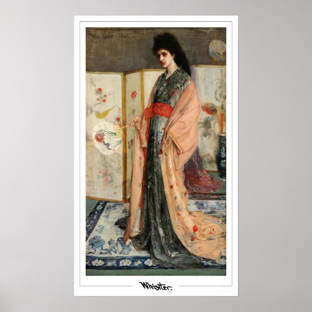 James McNeill Whistler Zedign Poster de arte #5-2 (Frente)