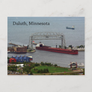 James R. Barker Ingresando tarjeta postal Duluth