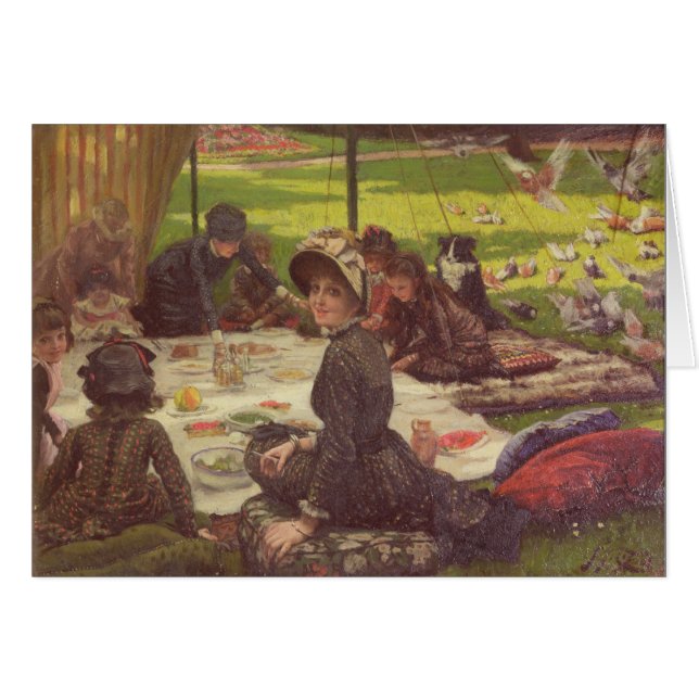 James Tissot | El picnic , c.1881-2 (Anverso (Horizontal))