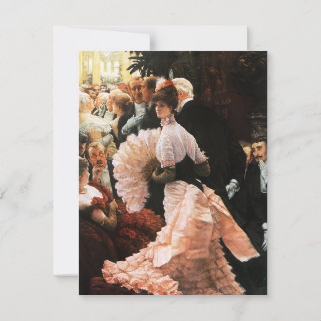 James Tissot Las Invitaciones De La Dama Política (Anverso)