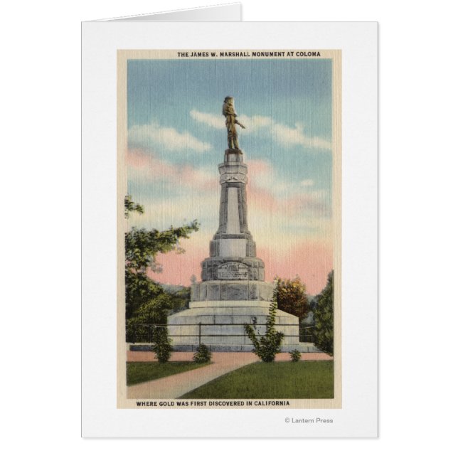 James W. Marshall Monumento Ver # 1 (Frente)