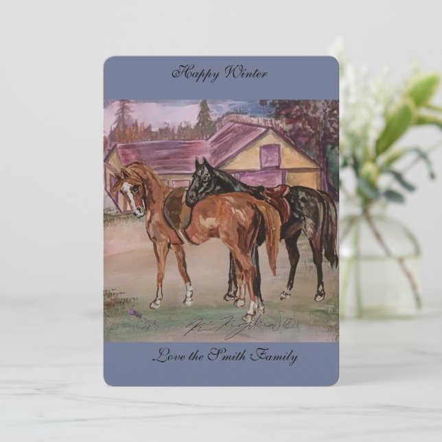 jamie & poppy stable (Anverso de pie)