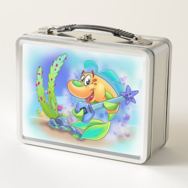 Jammy the Guitar Fish – FriendFish Lunchbox (Anverso)
