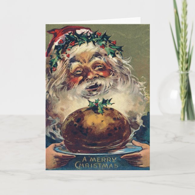 Jamón de Navidad de Santa Claus Acebo (Anverso)