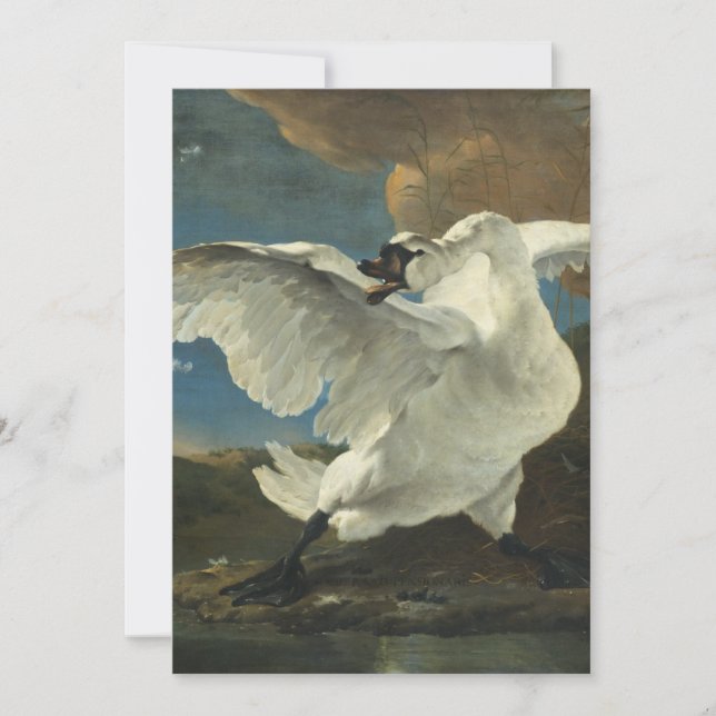 Jan Asselyn - El cisne amenazado (Anverso)