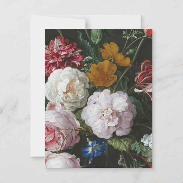 Jan Davidsz De Heem - Todavía Vive Con Flores (Anverso)