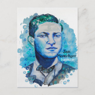 Jan Matzeliger - Postal del inventor negro