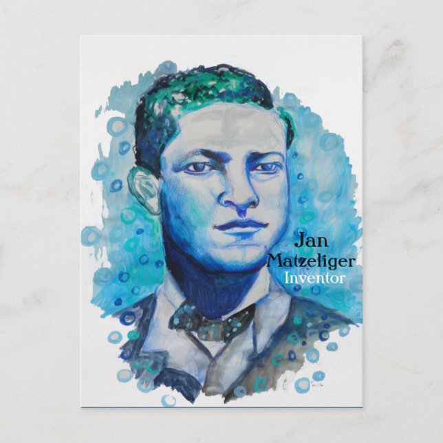 Jan Matzeliger - Postal del inventor negro (Anverso)