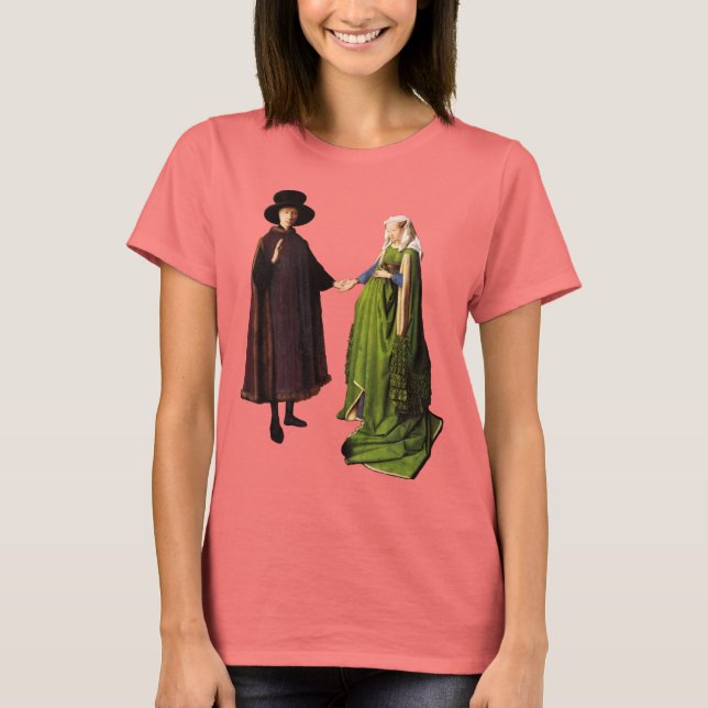 Jan van Eyck: Camiseta Retrato Boda de Arnolfini (Anverso)