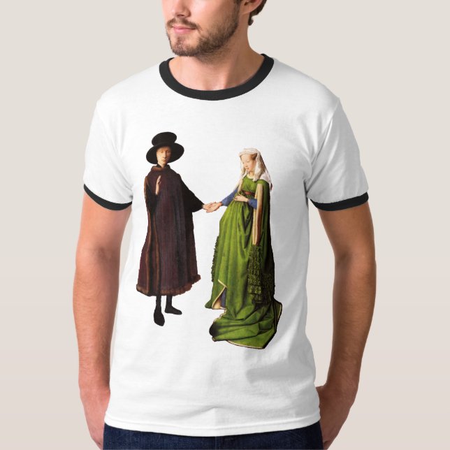 Jan van Eyck: Camiseta Retrato Boda de Arnolfini (Anverso)