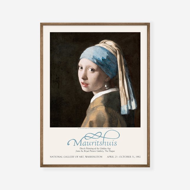 Jan Vermeer Chica con exposición de arte Pearl Ear (Subido por el creador)