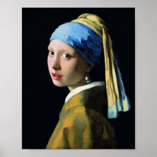 Jan Vermeer Chica Con Una Perla De Arte Barroco
