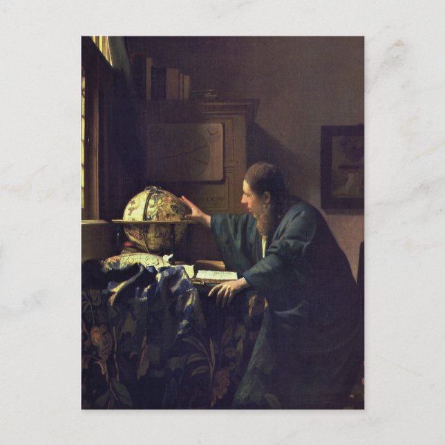 Jan Vermeer, La postal del astrónomo (Anverso)