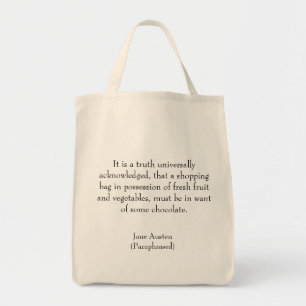 Jane Austen Parafraseada Bolsa de Compras