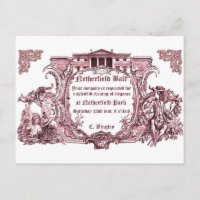 Jane Austen: Tarjetas invitadas de la bola de Neth