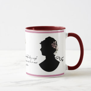 Jane Austen taza universal reconocida de la