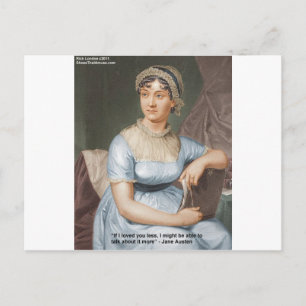 Jane Austen te amó menos Cota en regalos y tarjeta