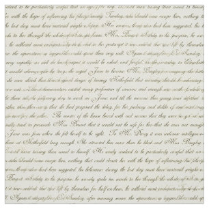 Jane Austen Textos Negro sobre tela de crema antig