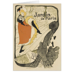 Jane Avril, bailarina de Art Nouveau, de Toulouse 