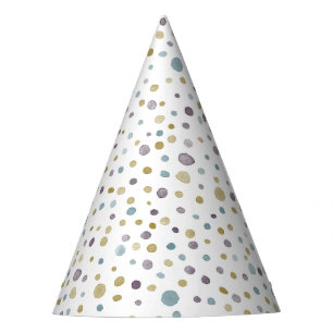 Janet Confetti Watercolor Dots Fiesta Gorra