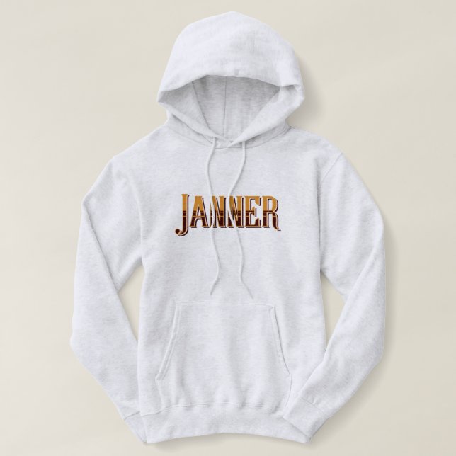 Janner Devon Dialect Slang Hooded Top (Diseño del anverso)