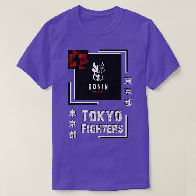 Japan Tokyo Fighter Style Samurai Top  (2) (Diseño del anverso)