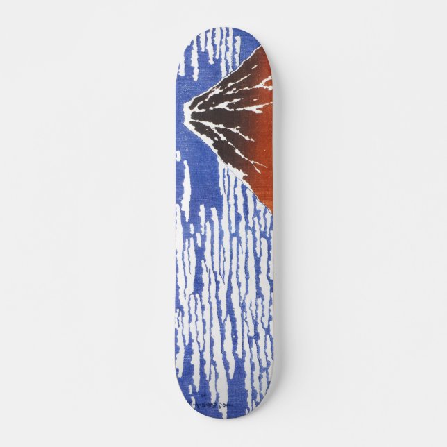 japan ukiyoe mt-fuji skateboard (Anverso )