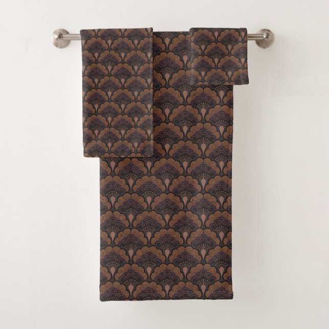 Japanese art deco style - Chocolate (In situ)