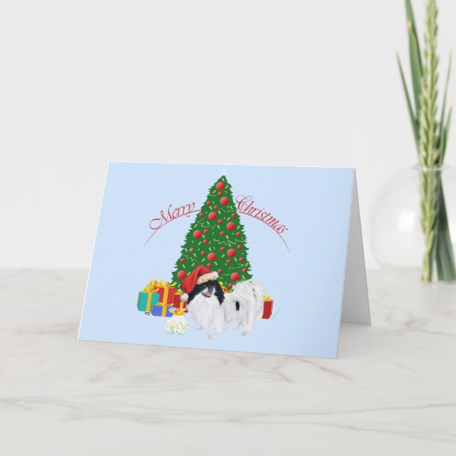 Japanese Chin Feliz Navidad (Anverso)