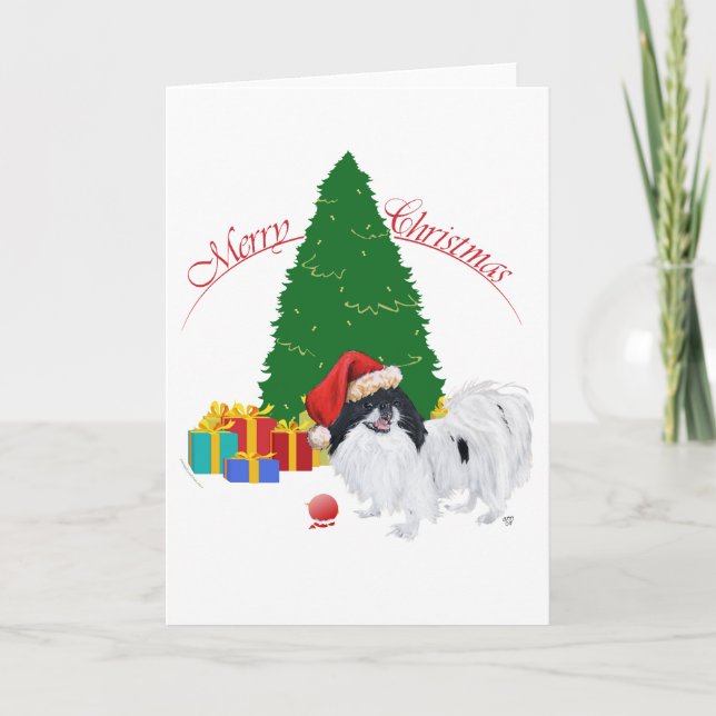 Japanese Chin Feliz Navidad (Anverso)