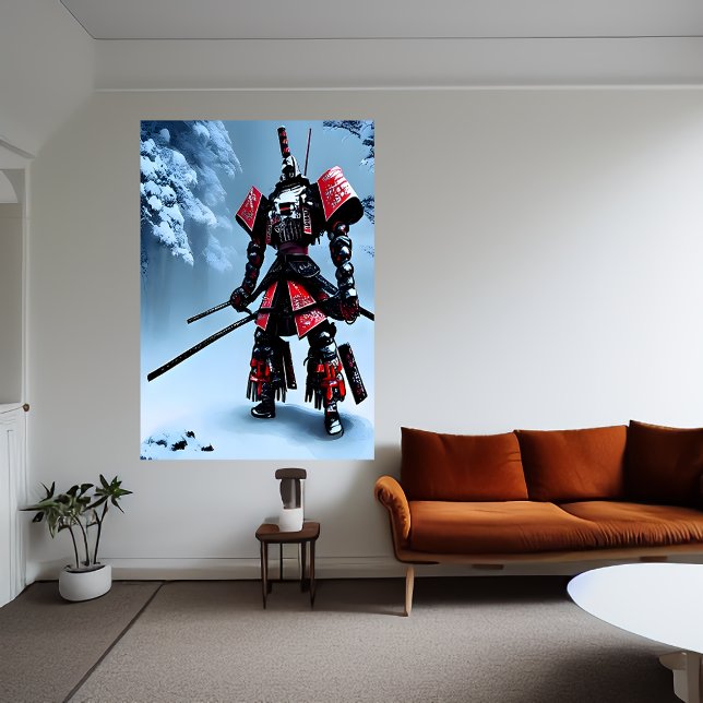 Japaneses Mech Samurai | Poster de arte de IA (Subido por el creador)