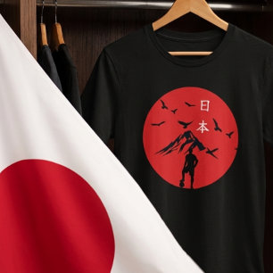 Japón 2026 Samurái Camiseta Gráfica de Fútbol
