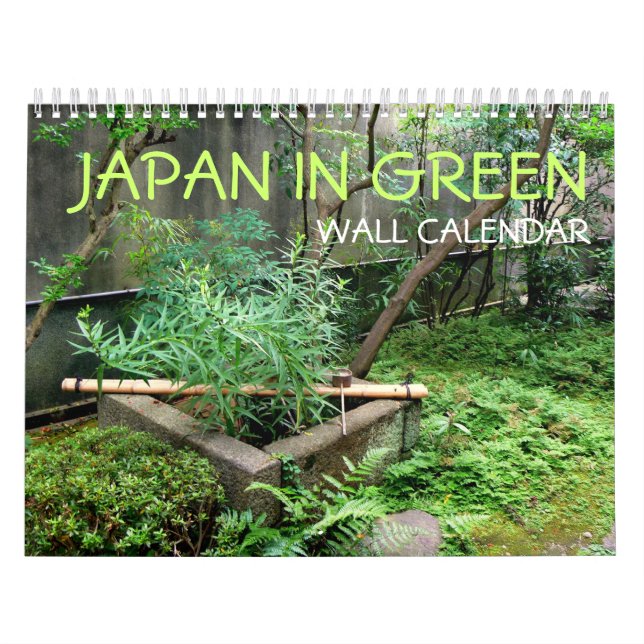Japón en el calendario de la pared verde (Tapa)