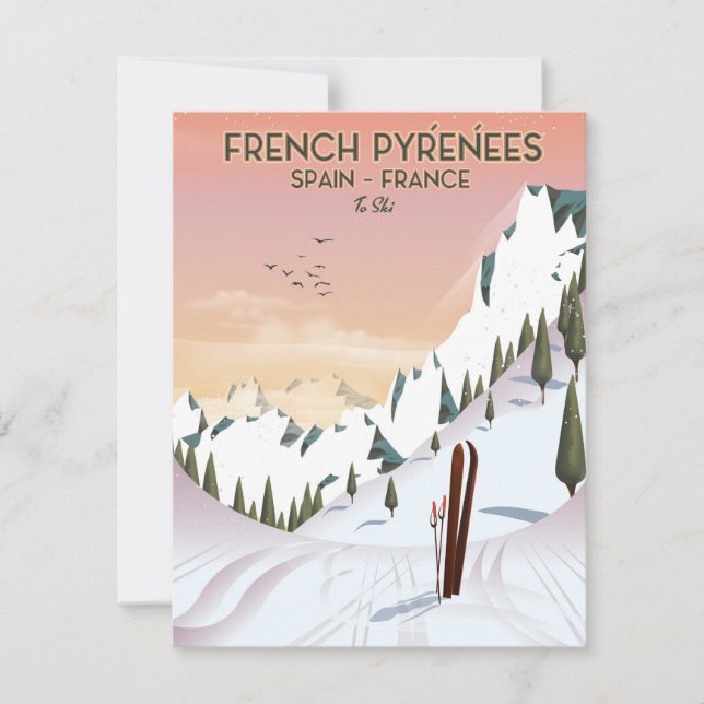 Japón Ilustración de carteles de viaje en mapas. (Anverso)