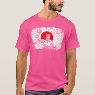 Japón Jugador de bandera japonés: Polo de agua