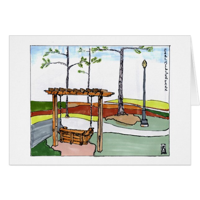 japonaiserie - parc del au del balançoire (Anverso (Horizontal))